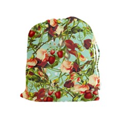 Fruit Blossom Drawstring Pouches (extra Large) by snowwhitegirl