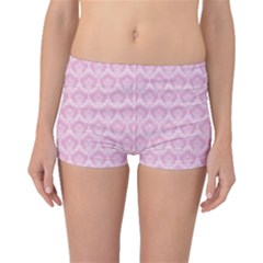 Damask Pink Boyleg Bikini Bottoms by snowwhitegirl