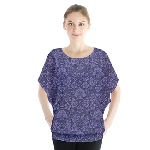 Damask Purple Blouse by snowwhitegirl