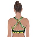 St. Patricks day Cross Back Sports Bra View2
