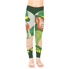 St  Patricks Day Kids  Legging by Valentinaart