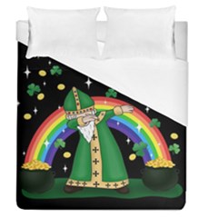  St  Patrick  Dabbing Duvet Cover (queen Size) by Valentinaart
