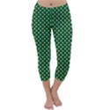 Irish Flag Green White Orange on Green St. Patrick s Day Ireland Capri Winter Leggings  View1