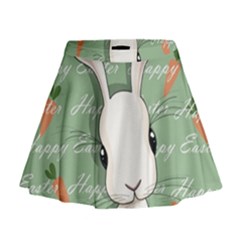 Easter Bunny  Mini Flare Skirt by Valentinaart