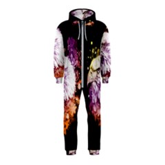 Awesome Eagle With Flowers Hooded Jumpsuit (kids) by FantasyWorld7