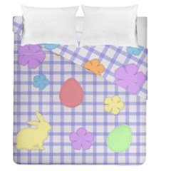 Easter Patches  Duvet Cover Double Side (queen Size) by Valentinaart