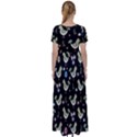 Easter Pattern High Waist Short Sleeve Maxi Dress View2