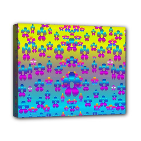 Flowers In The Most Beautiful Sunshine Canvas 10  X 8  by pepitasart