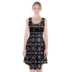 Dark Luxury Baroque Pattern Racerback Midi Dress by dflcprints