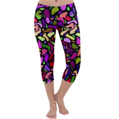 P 853 Capri Yoga Leggings by ArtworkByPatrick