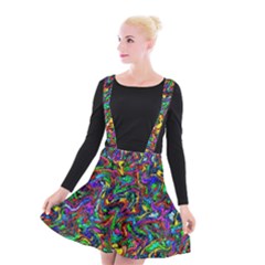 Artwork By Patrick-pattern-31 1 Suspender Skater Skirt by ArtworkByPatrick