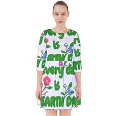 Earth Day Smock Dress by Valentinaart