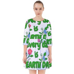 Earth Day Smock Dress by Valentinaart