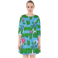 Earth Day Smock Dress by Valentinaart