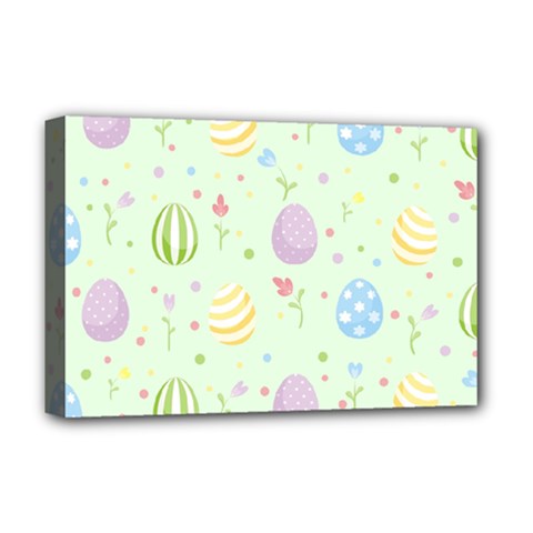 Easter Pattern Deluxe Canvas 18  X 12   by Valentinaart