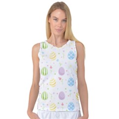 Easter Pattern Women s Basketball Tank Top by Valentinaart