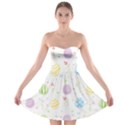 Easter Pattern Strapless Bra Top Dress View1