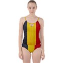 Belgium Flag Cut Out Top Tankini Set View1