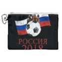 Russia Football World Cup Canvas Cosmetic Bag (XL) View1