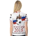 Russia Football World Cup V-Neck Sport Mesh Tee View2