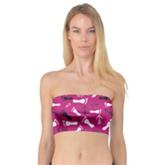 Hot Pink Bandeau Top by HASHHAB