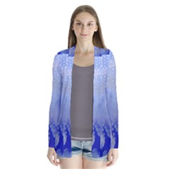 Spotted Jellyfish Drape Collar Cardigan by trendistuff