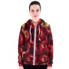 Apples 2 Women s Zipper Hoodie by trendistuff