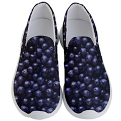 Blueberries 4 Men s Lightweight Slip Ons by trendistuff