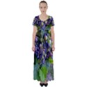 GRAPES 2 High Waist Short Sleeve Maxi Dress View1