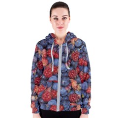 Wild Berries 1 Women s Zipper Hoodie by trendistuff