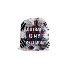 Football Is My Religion Drawstring Pouches (small)  by Valentinaart