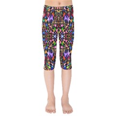 Colorful-16 Kids  Capri Leggings  by ArtworkByPatrick