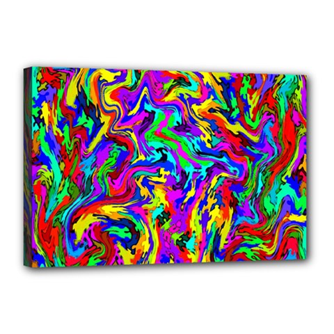 Artwork By Patrick-colorful-18 Canvas 18  X 12  by ArtworkByPatrick