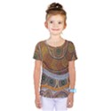 Aboriginal Traditional Pattern Kids  One Piece Tee View1