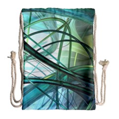 Abstract Drawstring Bag (large) by Sapixe