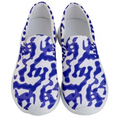 Bright Abstract Camo Pattern Men s Lightweight Slip Ons by dflcprints