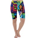 Urban Graffiti Movie Theme Productor Colorful Abstract arrows Cropped Leggings  View1