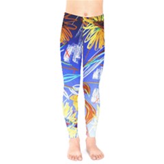 Dscf1385 - Sunflowers In Ceramic Jur Kids  Legging by bestdesignintheworld