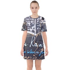 Dscf1638 - Written Poems Sixties Short Sleeve Mini Dress by bestdesignintheworld