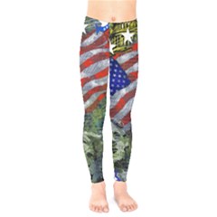 Usa United States Of America Images Independence Day Kids  Legging by Sapixe