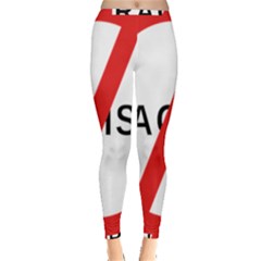 No Racism Inside Out Leggings by demongstore