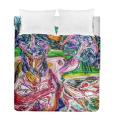 Budha Denied The Shine Of The World Duvet Cover Double Side (full/ Double Size) by bestdesignintheworld