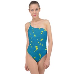 Starry Sky Classic One Shoulder Swimsuit by arash1