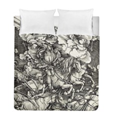 Four Horsemen Of The Apocalypse - Albrecht Dürer Duvet Cover Double Side (full/ Double Size) by Valentinaart