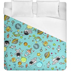 Space Pattern Duvet Cover (king Size) by Valentinaart