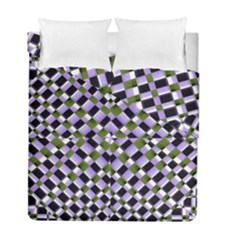 Hypnotic Geometric Pattern Duvet Cover Double Side (full/ Double Size) by dflcprints