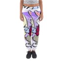 Bunny Easter Artist Spring Cartoon Women s Jogger Sweatpants View1