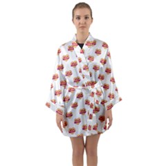 Girl Power Logo Pattern Long Sleeve Kimono Robe by dflcprints