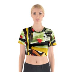 Grave Yard 5 Cotton Crop Top by bestdesignintheworld