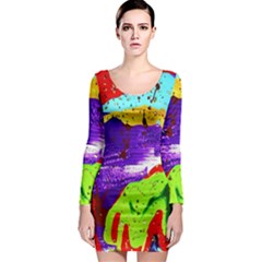 Untitled Island 2 Long Sleeve Bodycon Dress by bestdesignintheworld